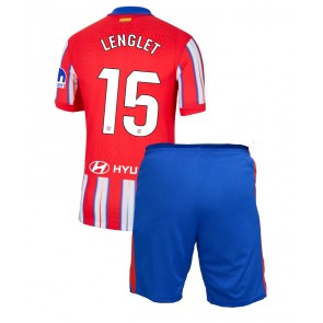 Atletico Madrid Clement Lenglet #15 Domaci Dres za Dječji 2024-25 Kratak Rukavima (+ kratke hlače)